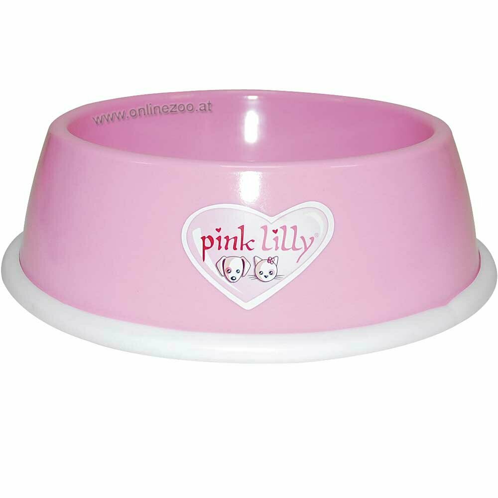 rosa Fressnapf von Pink Lilly mit Antirutschrand