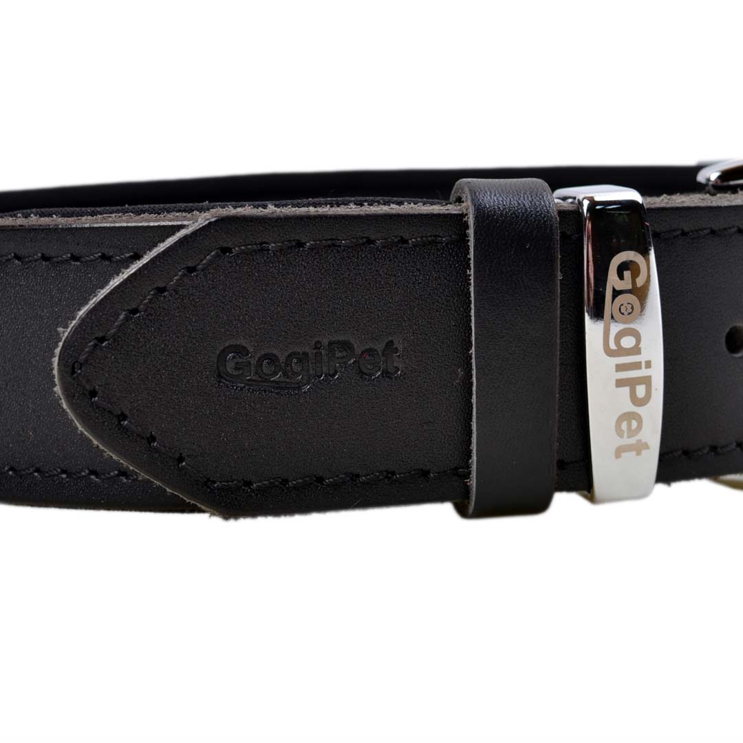 GogiPet Qualitäts- Lederhundehalsbänder aus echtem Leder