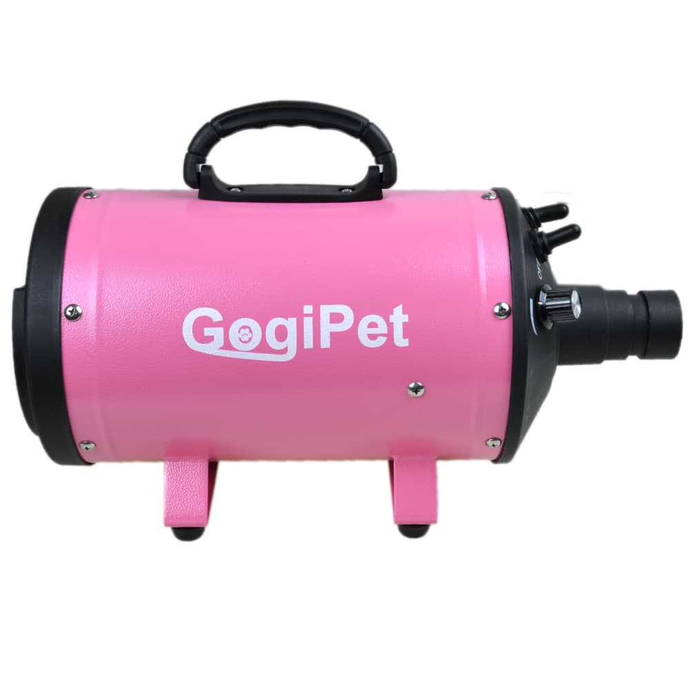 Hochwertiger Hundtrockner mit Metallgehäuse rosa lackiert