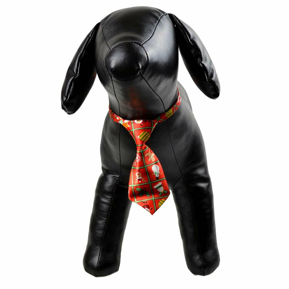 Rote Krawatte für Hunde Weihnachtszeit