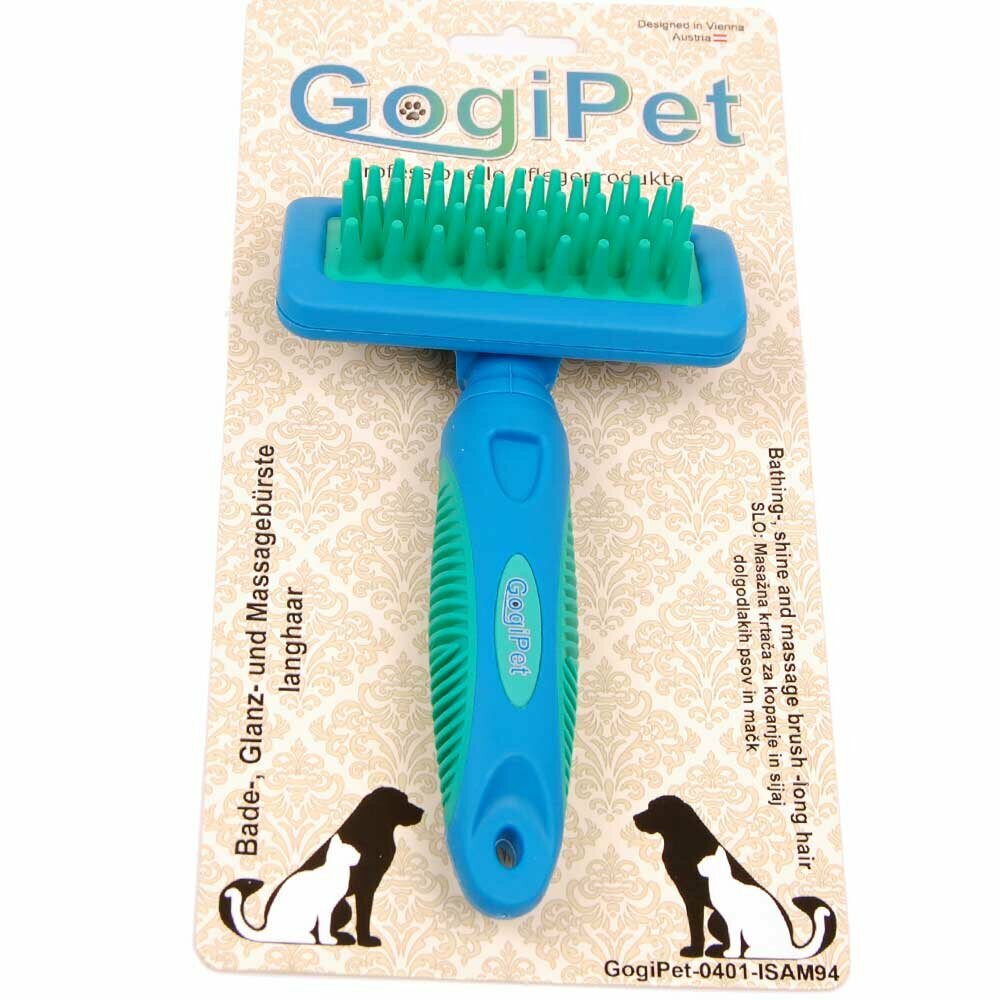 Originale GogiPet ® Hundebürste für empfindliche Hunde - die extra weiche Hundebürste