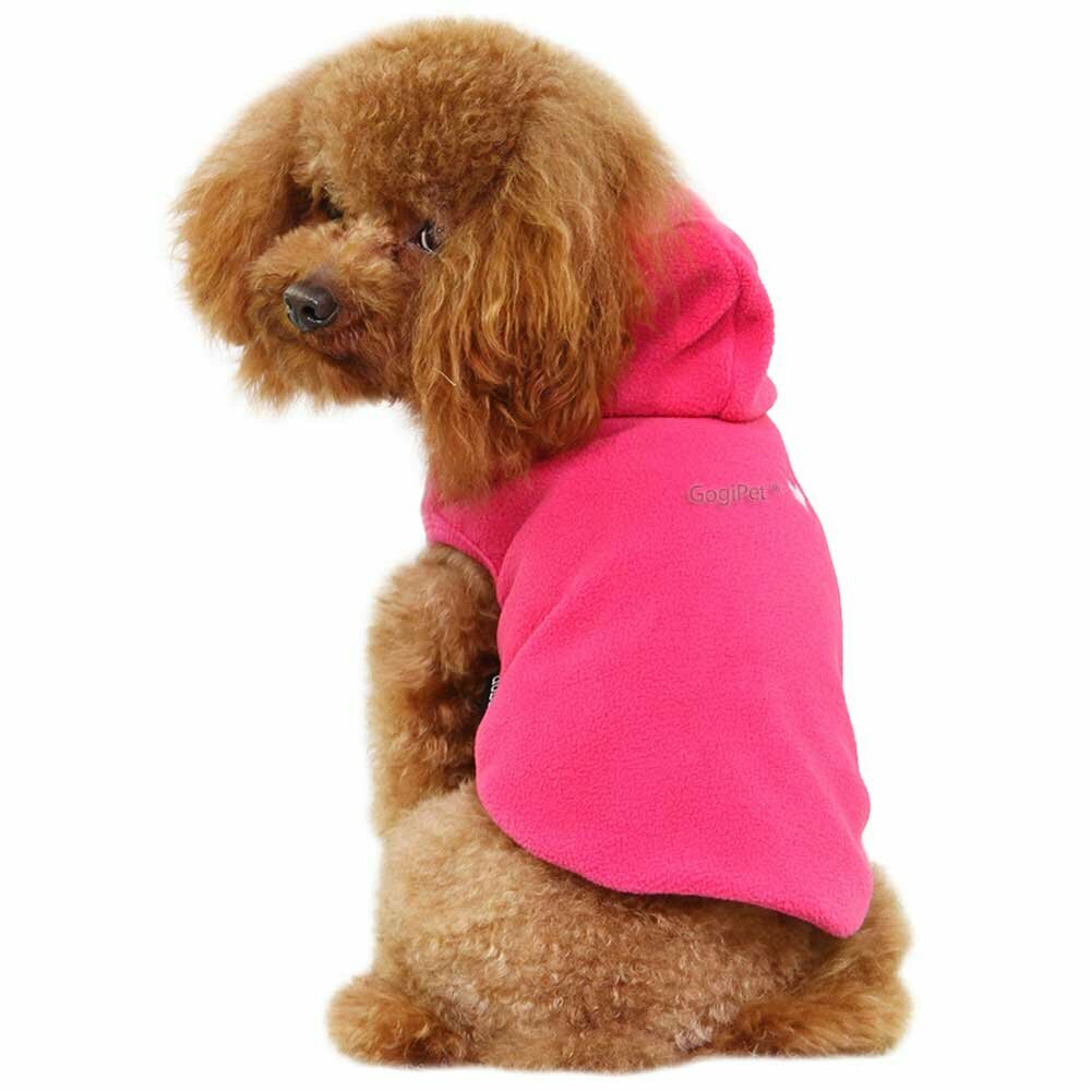 GogiPet ® Doppel Fleece Hundesweater Pink