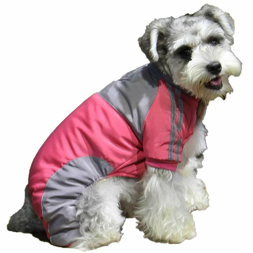 Rosa Hundemantel "Kirstin" - warme Hundebekleidung