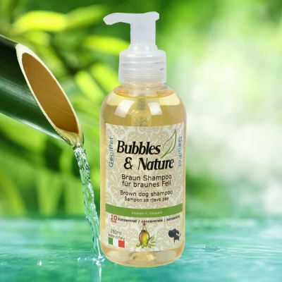 Bubbles & Nature Hundeshampoo für apricotfarbene, rote & braune Hunde